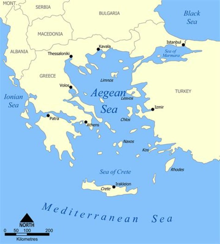 The Aegean ___ (body of water)
