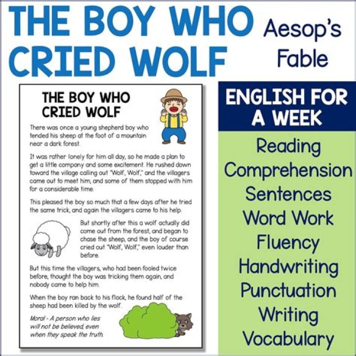 The Boy ___ Cried Wolf (one of Aesop's fables)