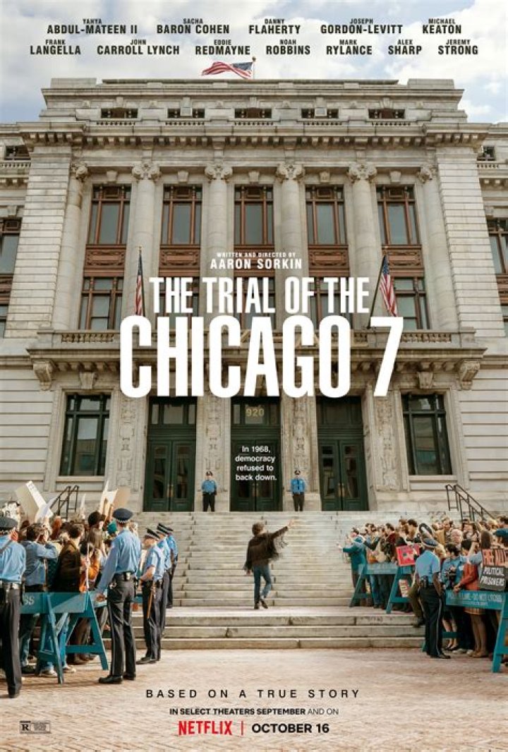 The Danish Girl actor who played activist Tom Hayden in the Netflix film The Trial of the Chicago 7: 2 wds.