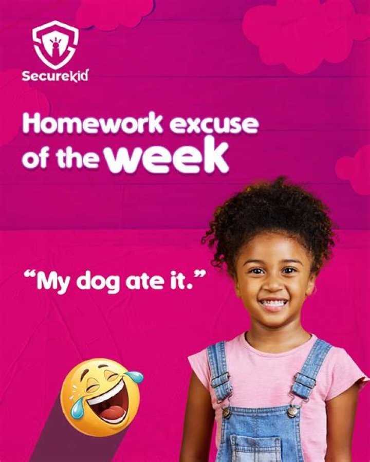 The dog ___ my homework (kid's excuse)
