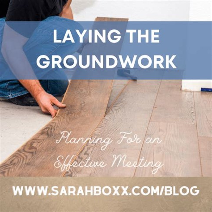 ___ the groundwork for