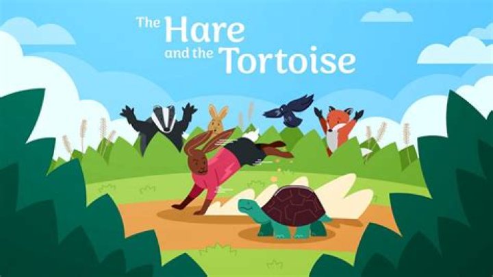 The Tortoise and the ___ (Aesop fable)