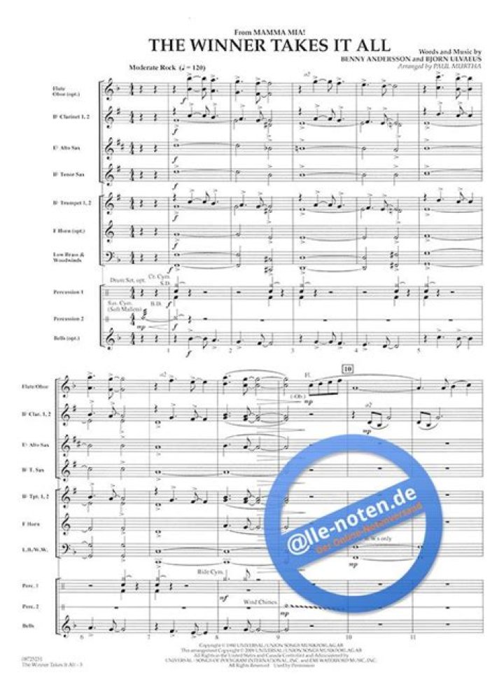 The Winner Takes It All band