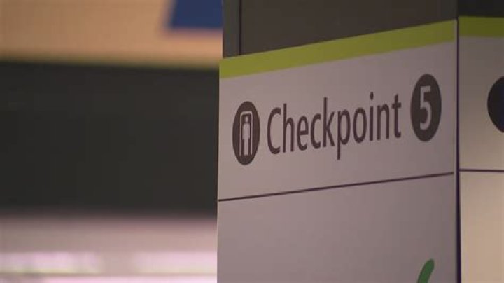 They're checked at airport checkpoints: Abbr.
