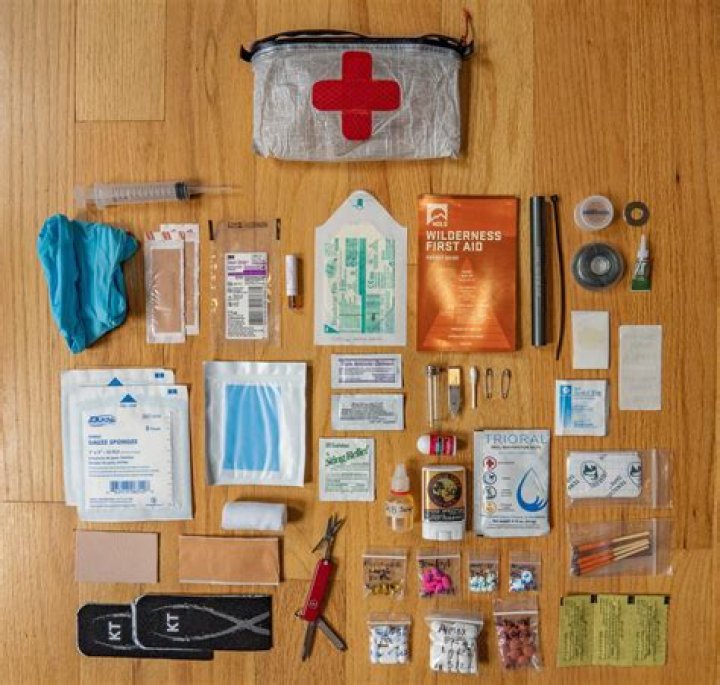 Thin fabric in a first-aid kit