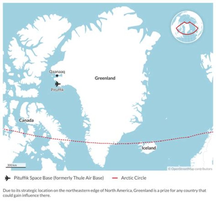 Thin inlet in Greenland