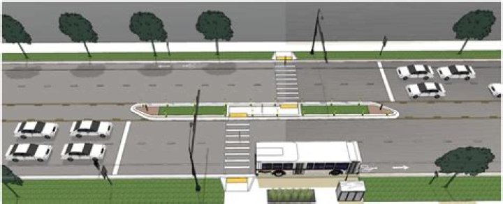 Thoroughfare that might cross a street or boulevard: Abbr.