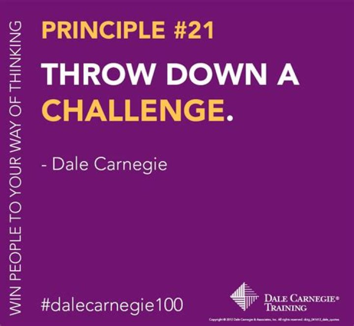 Throw down a challenge