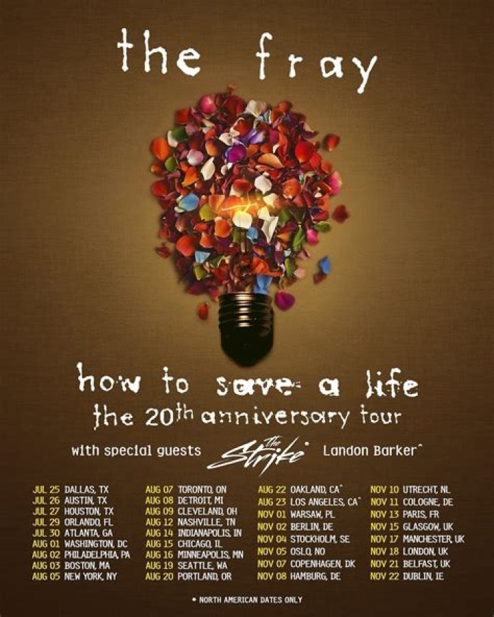 ___ to Save a Life (2006 hit for the Fray)