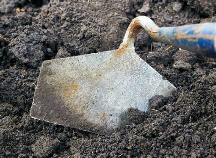 Tool for breaking up clods of dirt