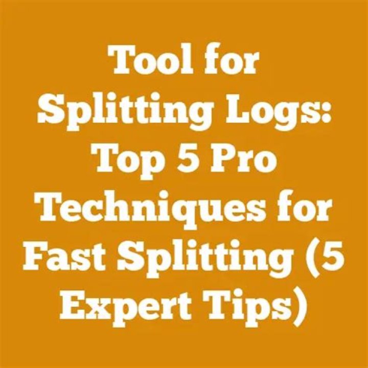 Tool for splitting logs
