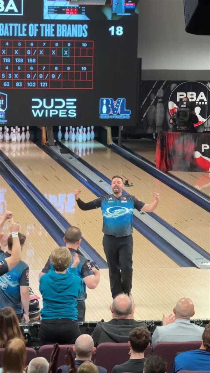 Tough spare to convert in bowling