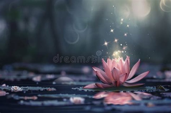 Twinkling light at night