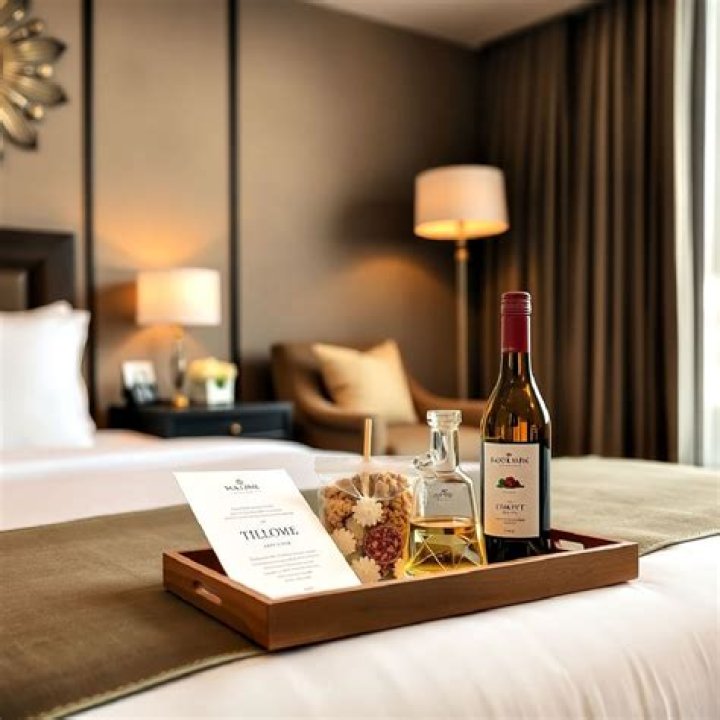 Upscale amenity in a fancy hotel