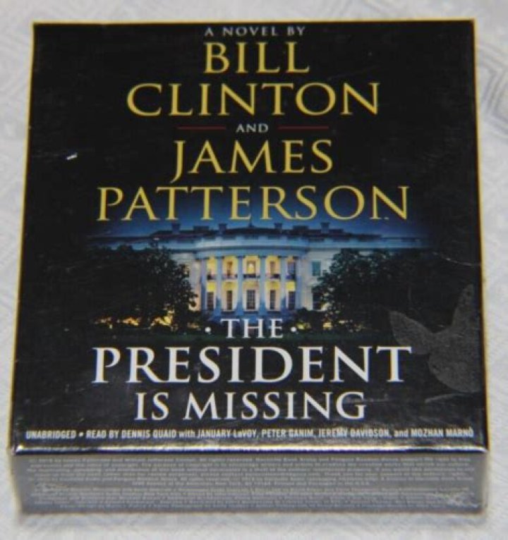 US president who coauthored 2018's The President Is Missing with 31-Across: 2 wds.