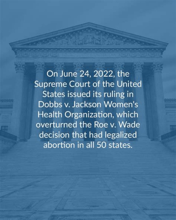 ___ v. Wade (Supreme Court case overturned in 2022)