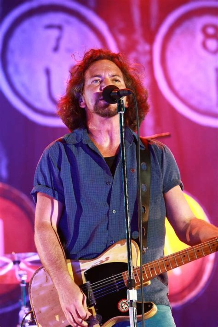 Vedder who is the lead singer of Pearl Jam