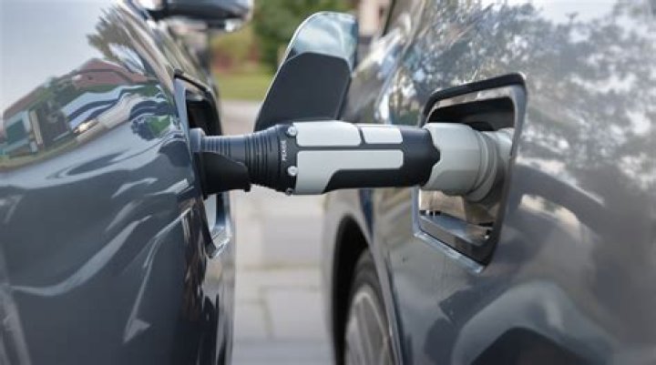 Vehicle in a driveway