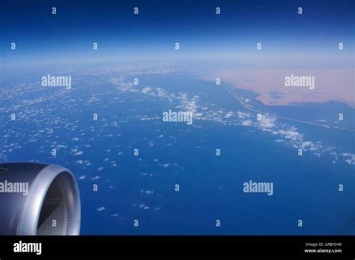 View out of an airplane's window