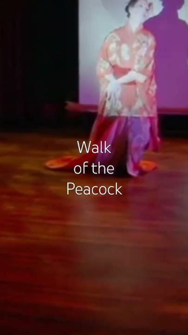 Walk like a peacock