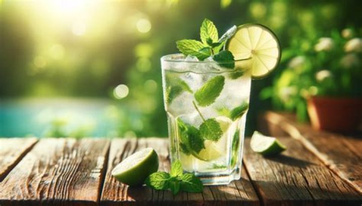 ___ water (trendy drink with a slightly bitter flavor)