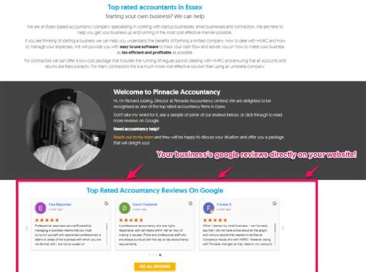 Website featuring bar reviews