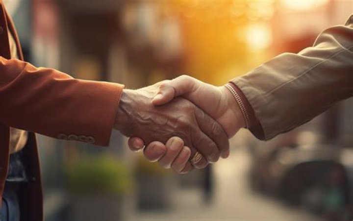 What a dog extends to shake hands