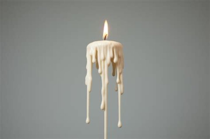 What drips from a candle