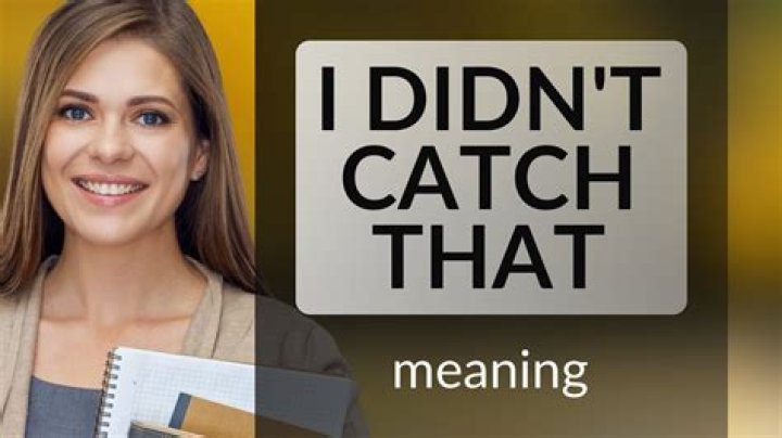 What? I didn't catch that