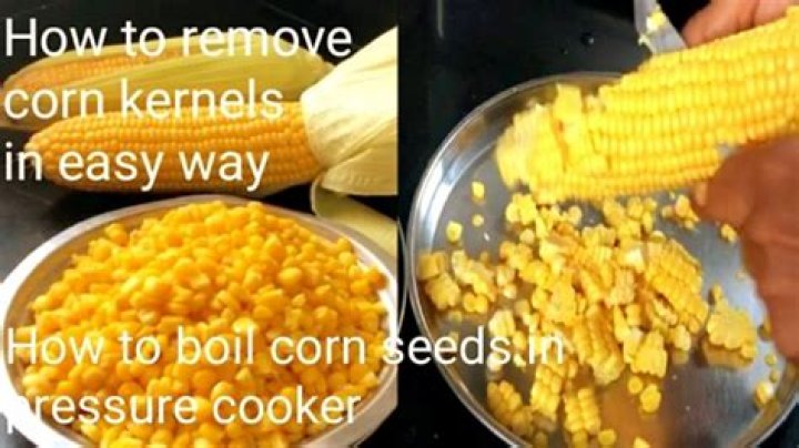 What you remove kernels from before preparing creamed corn