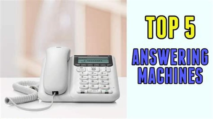 What's left on an answering machine