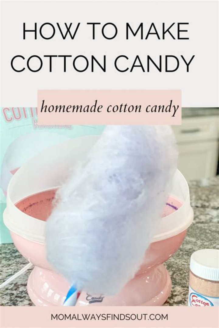 What's spun to make cotton candy