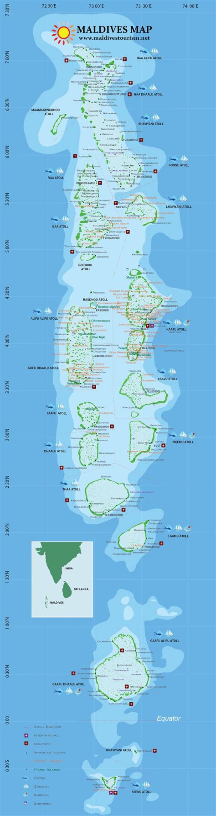 Where Maldives and Malaysia are