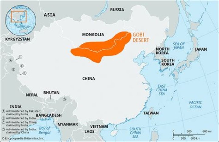 Where the Gobi Desert is