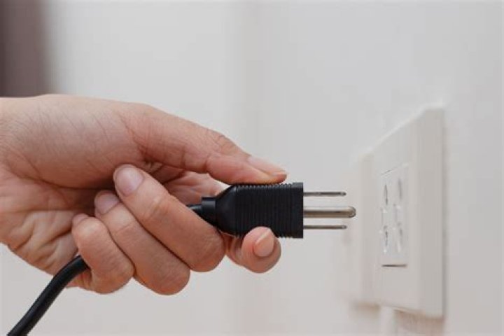 Where to plug a cord into a wall