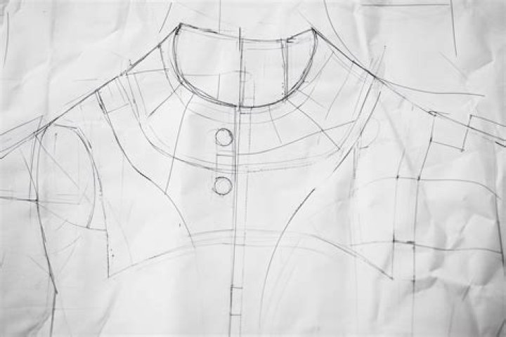 Where two pieces of fabric are sewn together