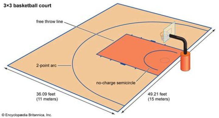 Whistle-blower on a basketball court for short