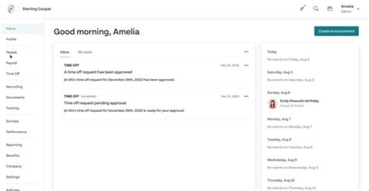 Who an employee reports to