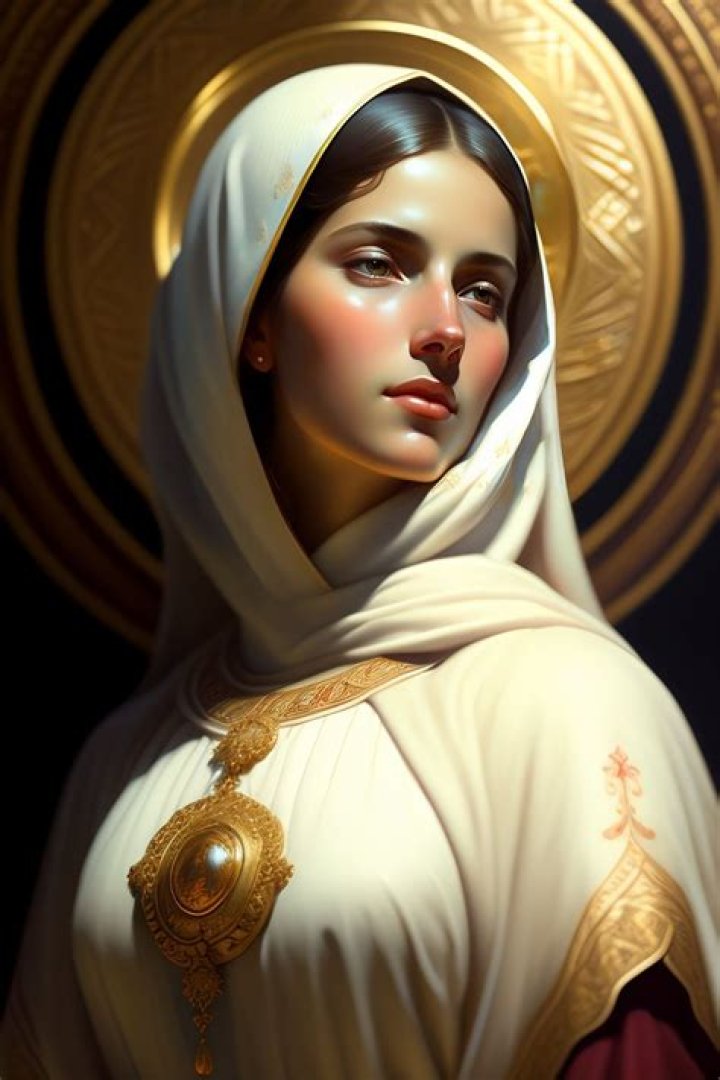 Woman who often wears fig leaves in religious art