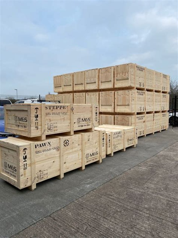 Wooden shipping case