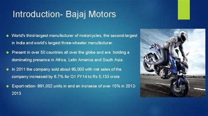 World's largest manufacturer of motorcycles