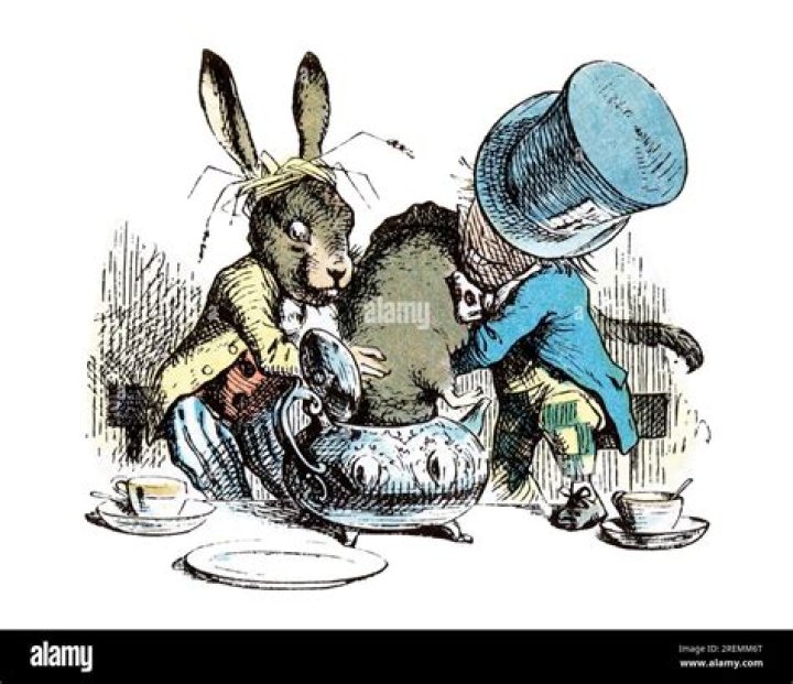 Writer who created the White Rabbit and the March Hare: 2 wds.