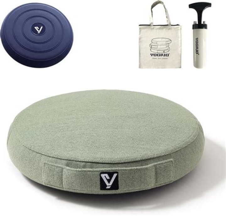 Yoga student's cushion