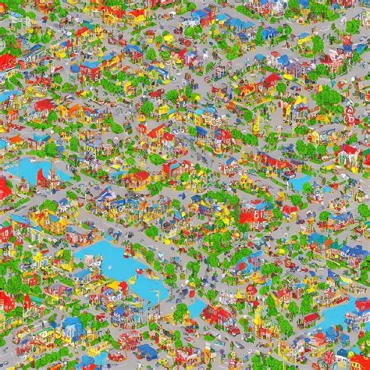 Zoomed-in section of a larger map